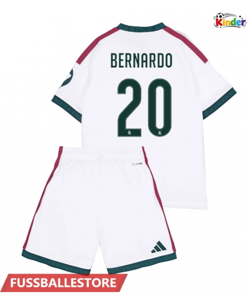 Günstige Real Madrid Bernardo Silva #20 Heimtrikotsatz Kinder 2026-27 Kurzarm (+ Kurze Hosen)